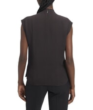 CALVIN KLEIN CK Camicia blusa a manica corta in viscosa - Camicie Donna