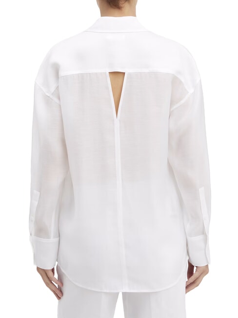 CK Camicia cut out oversize  trasparente bright white - Camicie Donna