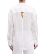 CALVIN KLEIN CK Camicia cut out oversize  trasparente bright white - Camicie Donna - 2