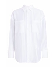 CALVIN KLEIN CK Camicia cut out oversize  trasparente bright white - Camicie Donna - 4