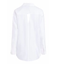 CALVIN KLEIN CK Camicia cut out oversize  trasparente bright white - Camicie Donna - 5