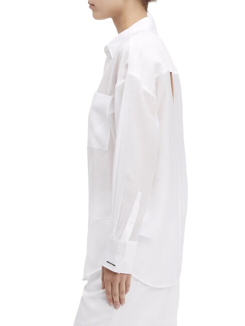 CK Camicia cut out oversize  trasparente bright white - Camicie Donna