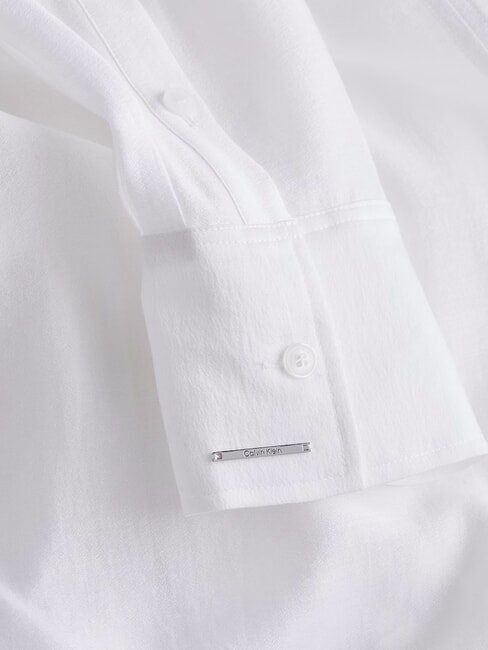 CK Camicia cut out oversize  trasparente bright white - Camicie Donna