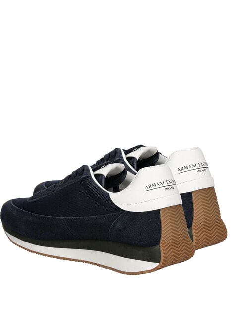 ROYALE SUEDE AIR MESH Sneakers in pelle AX logo navy+off white - Scarpe Uomo
