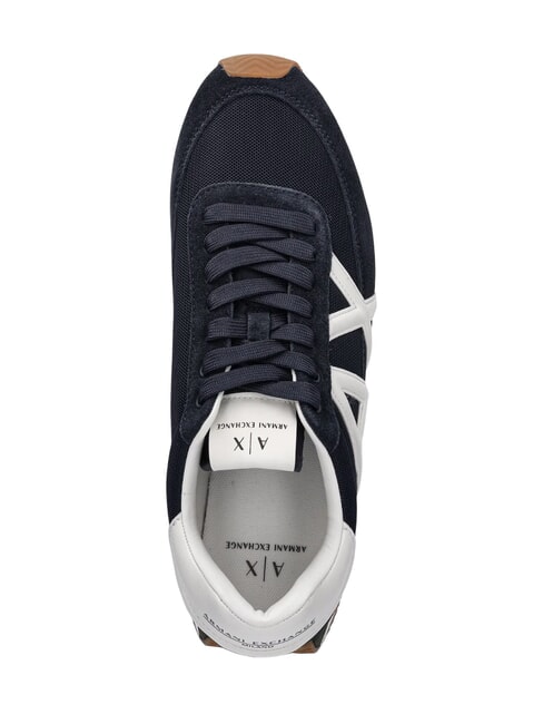 ROYALE SUEDE AIR MESH Sneakers in pelle AX logo navy+off white - Scarpe Uomo
