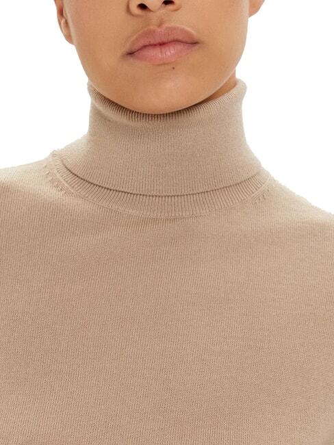 CK Maglione dolcevita slim fit in lana amphora - Maglie Donna