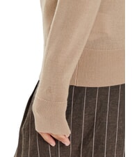 CALVIN KLEIN CK Maglione dolcevita slim fit in lana amphora - Maglie Donna - 4