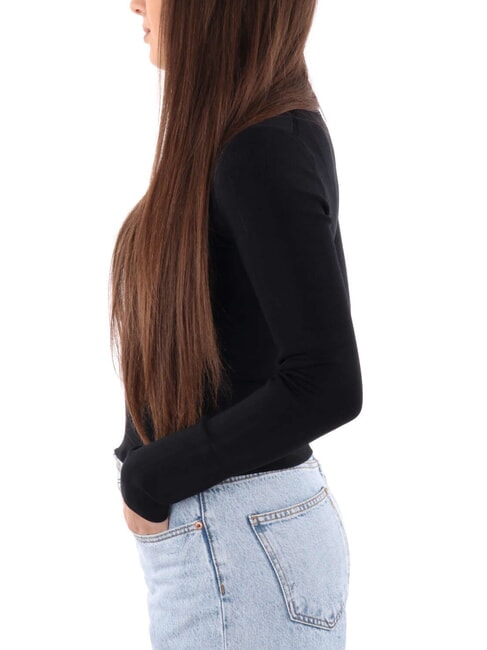 CK JEANS Maglia con cut out laterale ck black - Maglie Donna