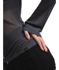 CALVIN KLEIN CK JEANS Maglione girocollo velato ebony - Maglie Donna - 4