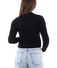 CALVIN KLEIN CK JEANS Maglione girocollo corto ck black - Maglie Donna - 4