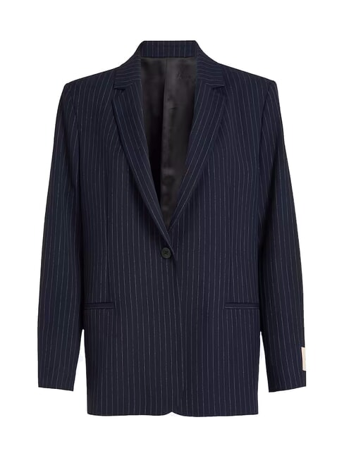 CK Giacca blazer gessata night sky / gray morn stripe - Giacche Donna