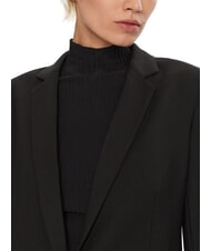 CALVIN KLEIN CK Giacca blazer un bottone misto lana ck black - Giacche Donna - 3