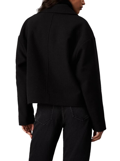 CK JEANS Giacca corta in misto lana ck black - Giacche Donna