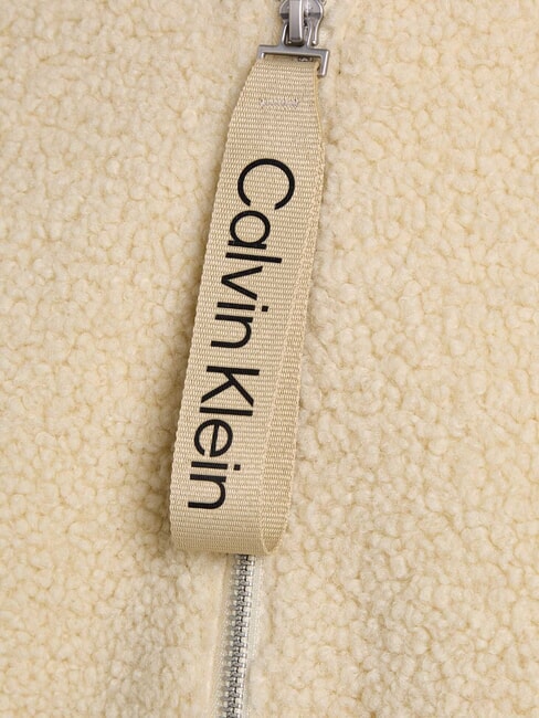 CK JEANS Giacca in pile full zip con cappuccio harbor haze - Giacche Donna