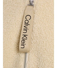 CALVIN KLEIN CK JEANS Giacca in pile full zip con cappuccio harbor haze - Giacche Donna - 5