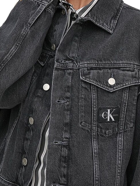 CK JEANS Giubbotto in cotone jeans denim grey - Giacche Donna