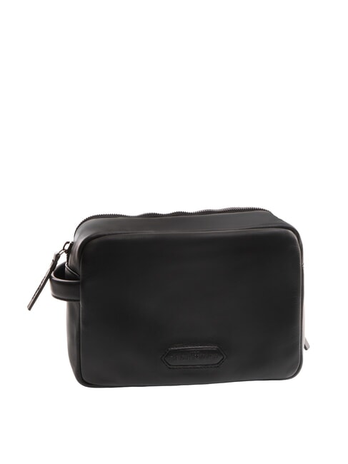 JR Beauty Case in pelle nero - Borsoni