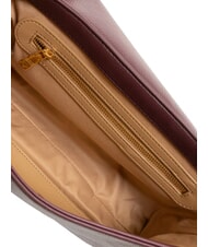 LOVE MOSCHINO LOCKED IN GOLD  Borsa a spalla, con tracolla vino - Borse Donna - 5