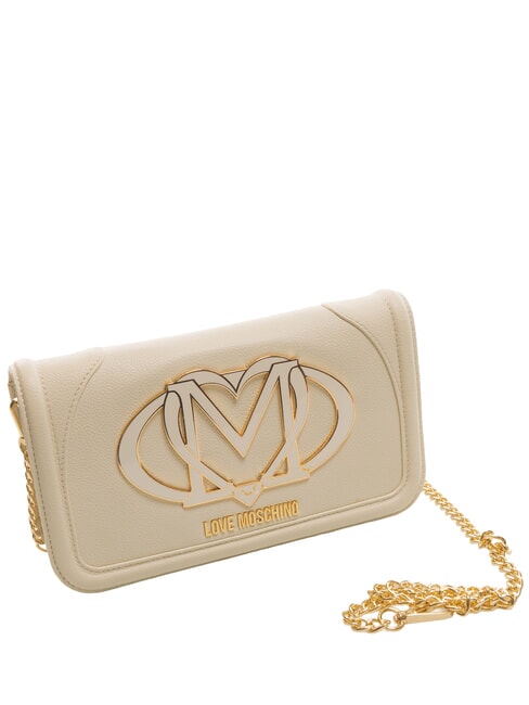 LOGO Pochette con tracollina  avorio - Borse Donna