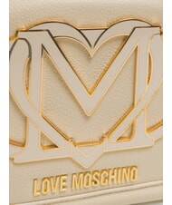 LOVE MOSCHINO LOGO Pochette con tracollina  avorio - Borse Donna - 3