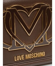 LOVE MOSCHINO LOGO Pochette con tracollina  tmoro - Borse Donna - 3