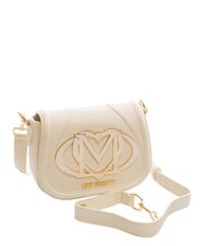 LOVE MOSCHINO LOGO  Mini Bag a tracolla avorio - Borse Donna - 2