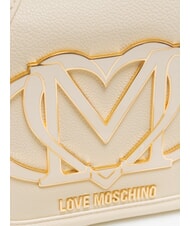 LOVE MOSCHINO LOGO  Mini Bag a tracolla avorio - Borse Donna - 3