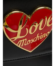 LOVE MOSCHINO LOVE HEART  Borsetta a tracolla Nero - Borse Donna - 3