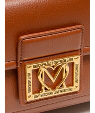 LOVE MOSCHINO LOCKED IN GOLD  Zaino Donna castagna - Borse Donna - 3