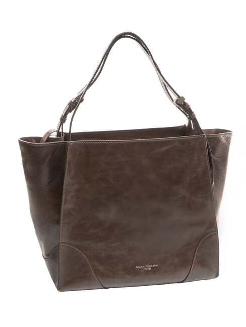 MERIDA  Borsa a mano, in pelle espresso - Borse Donna