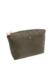 BORBONESE CLASSICA POUCH MEDIUM Necessaire con zip alloro - Bustine & Necessaire - 2