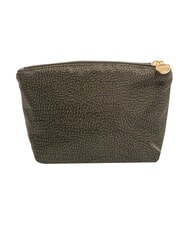 BORBONESE CLASSICA POUCH MEDIUM Necessaire con zip alloro - Bustine & Necessaire - 4