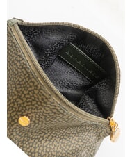 BORBONESE CLASSICA POUCH MEDIUM Necessaire con zip alloro - Bustine & Necessaire - 5