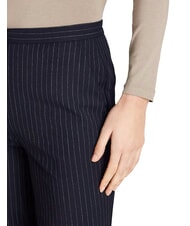 CALVIN KLEIN CK Pantaloni gessati a gamba larga night sky / gray morn stripe - Pantaloni Donna - 3