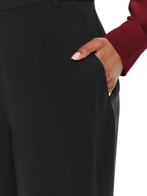 CK Pantalone a palazzo morbido ck black - Pantaloni Donna