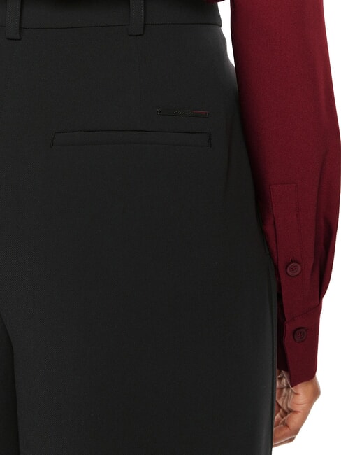 CK Pantalone a palazzo morbido ck black - Pantaloni Donna