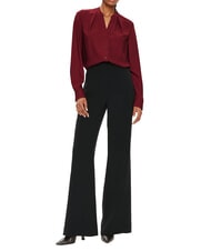 CALVIN KLEIN CK Pantalone a palazzo morbido ck black - Pantaloni Donna - 5