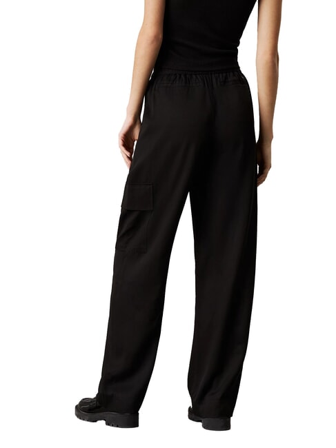 CK JEANS Pantalone morbido in viscosa ck black - Pantaloni Donna