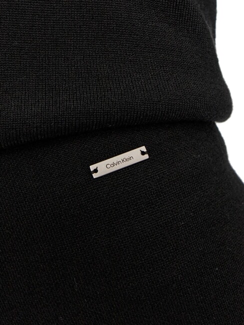 CK Pantaloni in maglia gamba ampia ck black - Pantaloni Donna