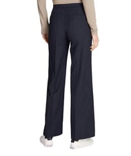CALVIN KLEIN CK Pantaloni gessati a gamba larga - Pantaloni Donna