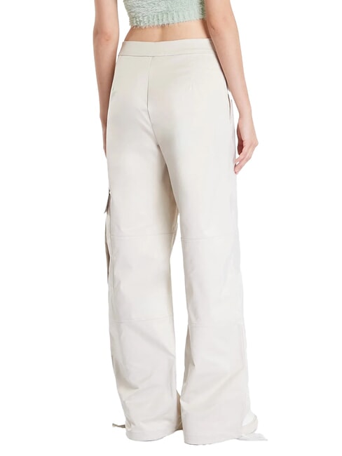 CK JEANS Pantaloni cargo a vita bassa eggshell - Pantaloni Donna