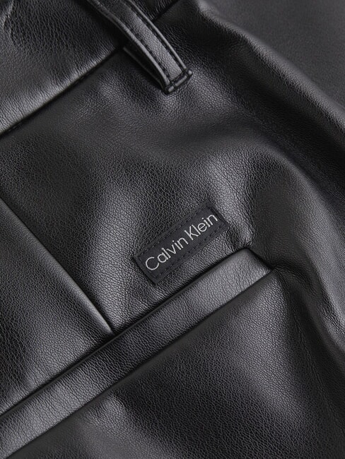 CK JEANS Pantaloni dritti gamba larga ck black - Pantaloni Donna