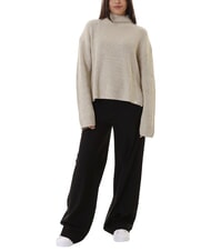 CALVIN KLEIN CK JEANS Pantaloni con gamba larga ck black - Pantaloni Donna - 3