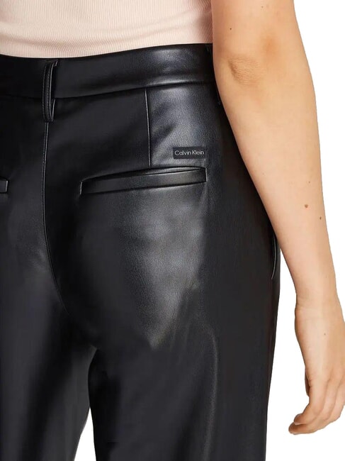 CK JEANS Pantaloni dritti gamba larga ck black - Pantaloni Donna