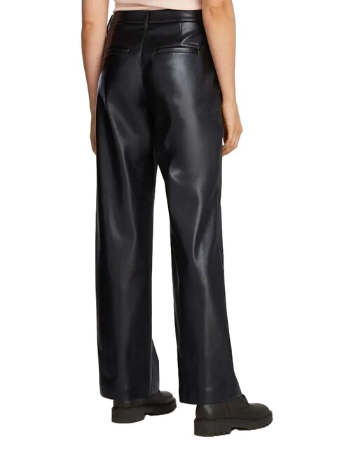 CK JEANS Pantaloni dritti gamba larga ck black - Pantaloni Donna