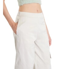 CALVIN KLEIN CK JEANS Pantaloni cargo a vita bassa eggshell - Pantaloni Donna - 3
