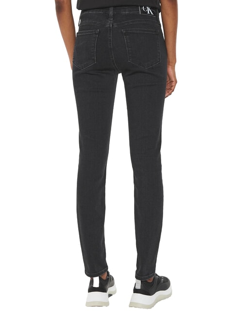 CK JEANS Jeans mid rise skinny fit denim black - Jeans Donna