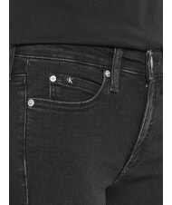 CALVIN KLEIN CK JEANS Jeans mid rise skinny fit denim black - Jeans Donna - 3