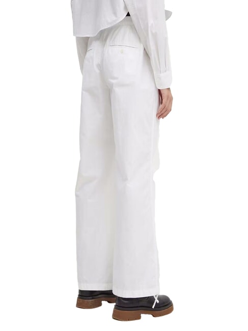 CK JEANS Pantaloni cargo in cotone bright white - Pantaloni Donna