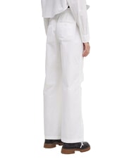 CALVIN KLEIN CK JEANS Pantaloni cargo in cotone bright white - Pantaloni Donna - 2